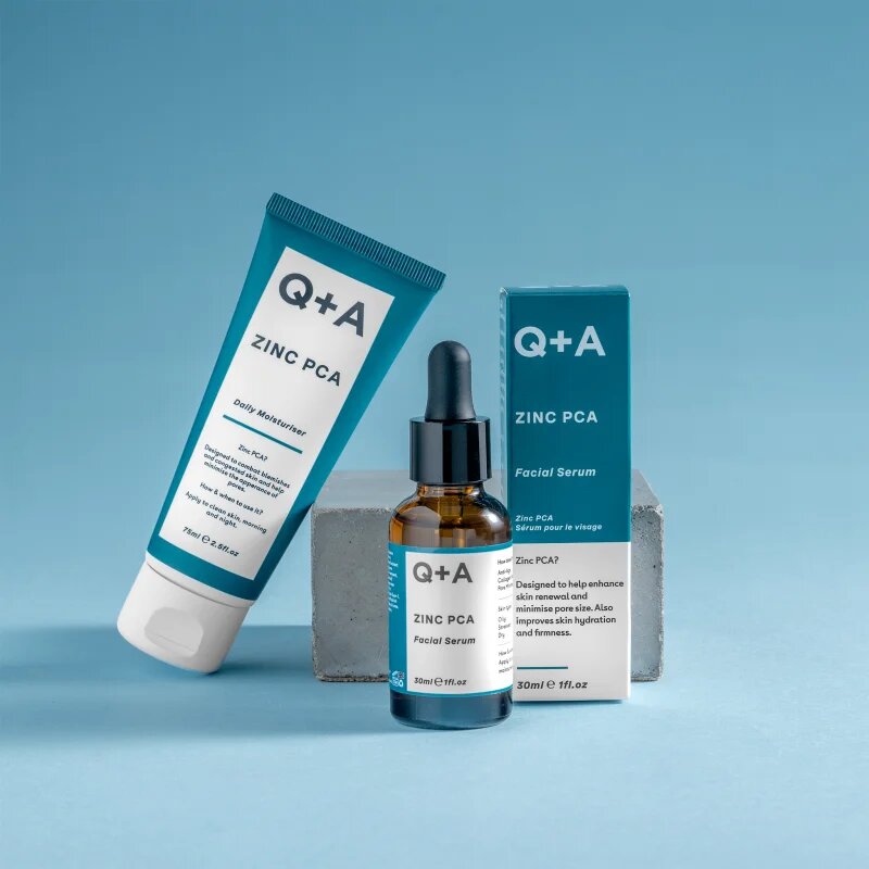 Q+A Zinc PCA zpevňující pleťový krém pro vyhlazení pleti a minimalizaci pórů 75 ml