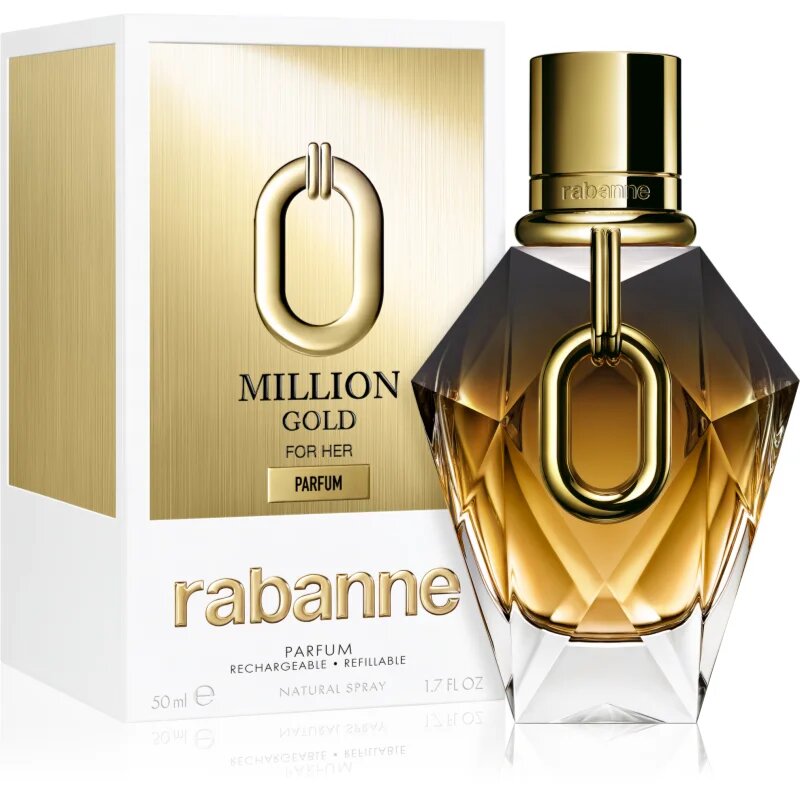 Rabanne Million Gold For Her Le Parfum parfém plnitelný pro ženy 50 ml