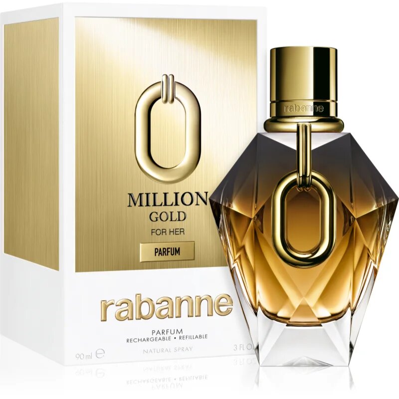 Rabanne Million Gold For Her Le Parfum parfém plnitelný pro ženy 90 ml