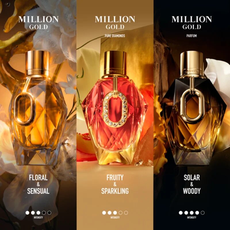 Rabanne Million Gold For Her parfémovaná voda plnitelná pro ženy 50 ml