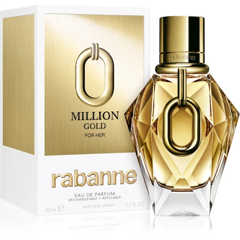 Rabanne Million Gold For Her parfémovaná voda plnitelná pro ženy 50 ml