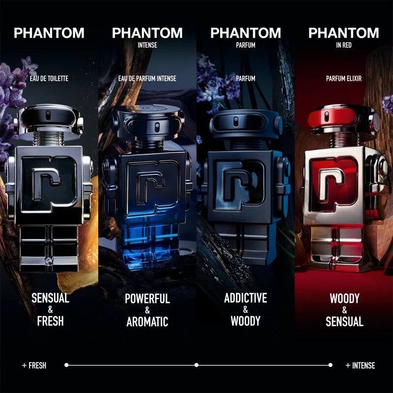 Rabanne Phantom In Red parfém – náhradní náplň pro muže 200 ml