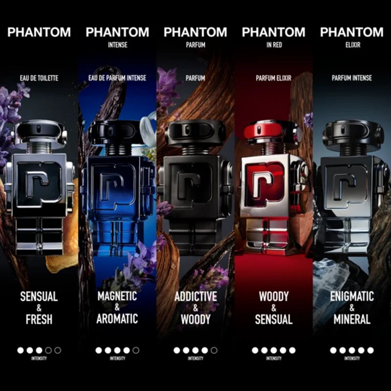 Rabanne Phantom Intense parfémovaná voda – náhradní náplň pro muže 200 ml