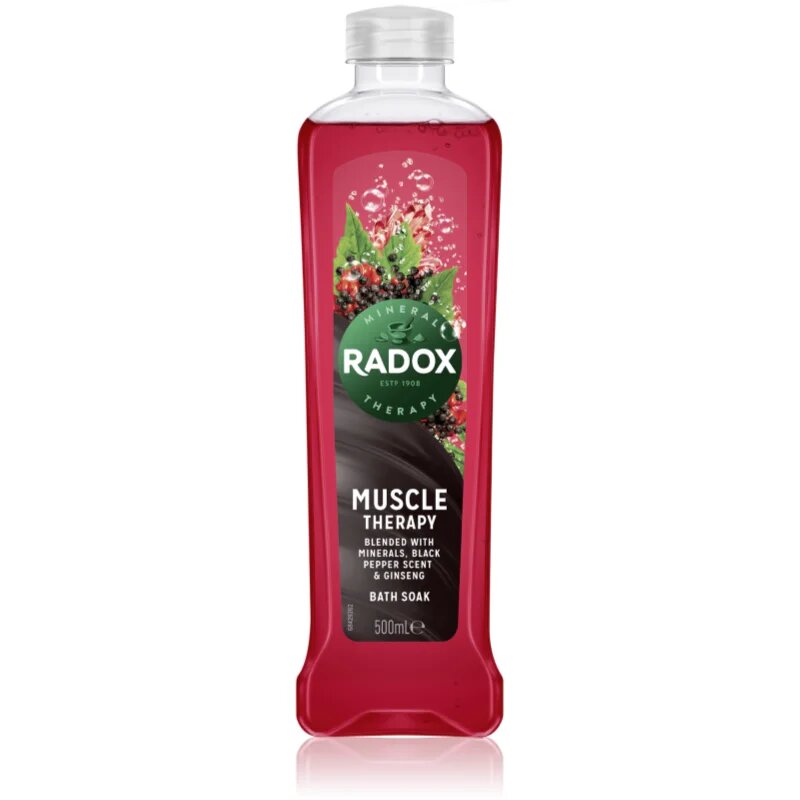 Radox Men Muscle Therapy pěna do koupele Black Pepper & Ginseng 500 ml