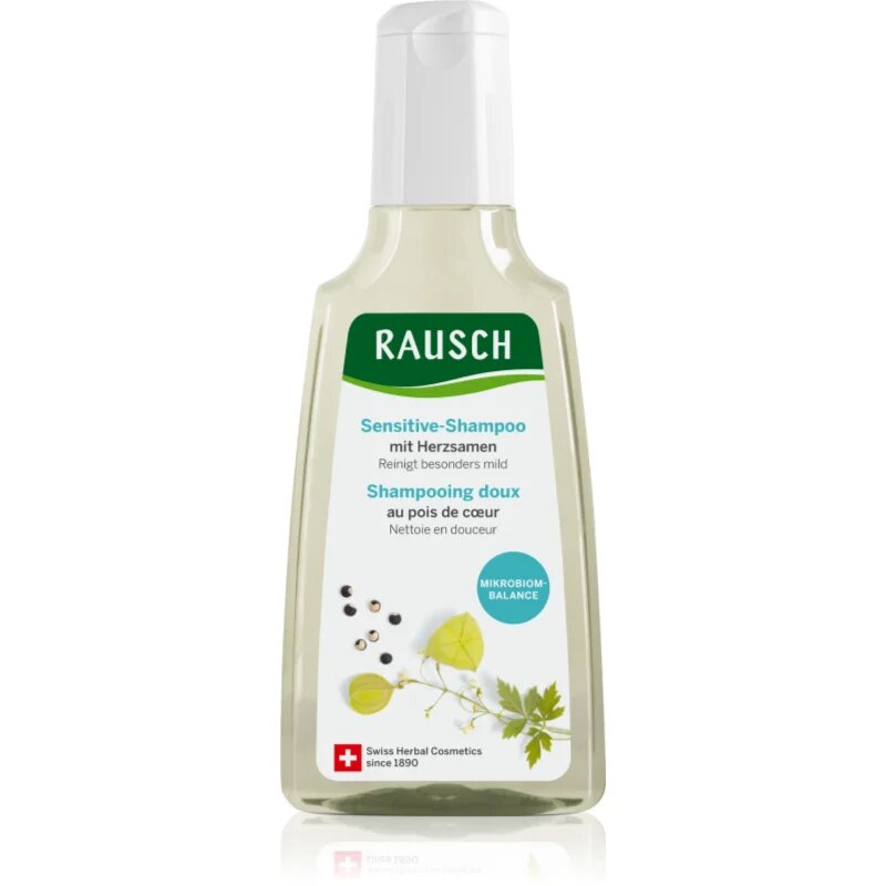 Rausch Sensitive Shampoo With Heartseed šampon pro citlivou pokožku hlavy 200 ml