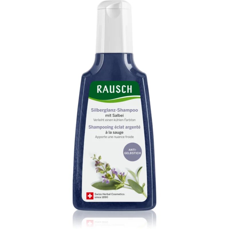 Rausch Silver-Shine Shampoo With Sage šampon neutralizující žluté tóny 200 ml