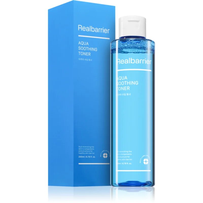 Real Barrier Aqua Soothing Toner hydratační tonikum pro zklidnění pleti 200 ml