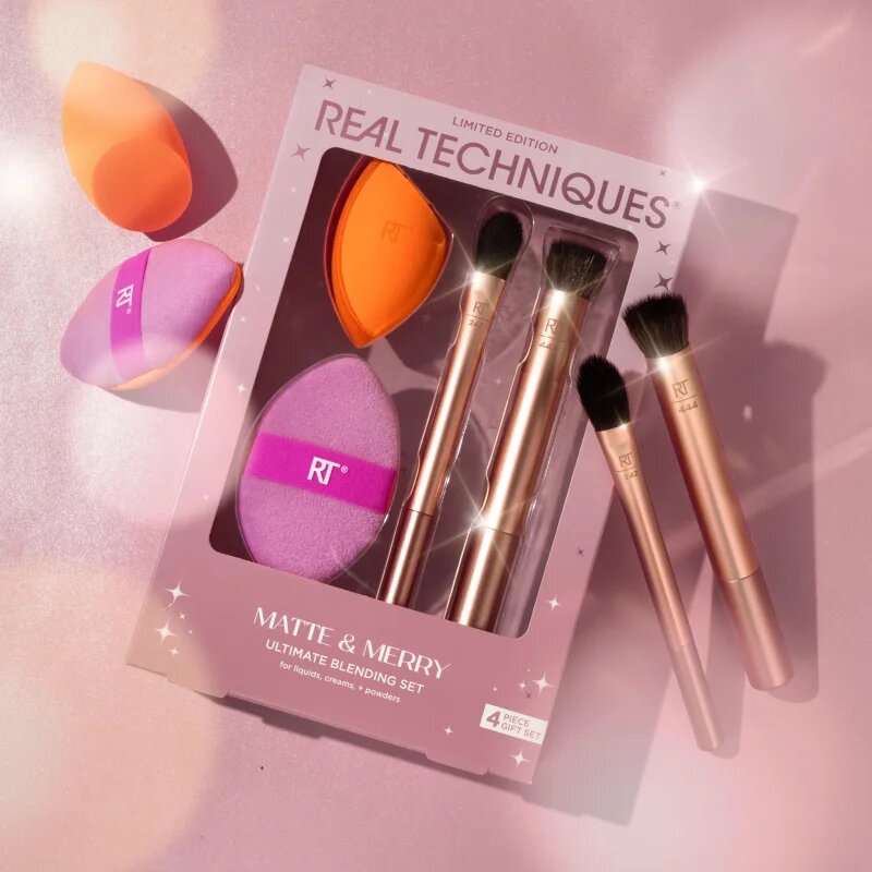 Real Techniques Matte&Merry Ultimated Blending Set sada štětců