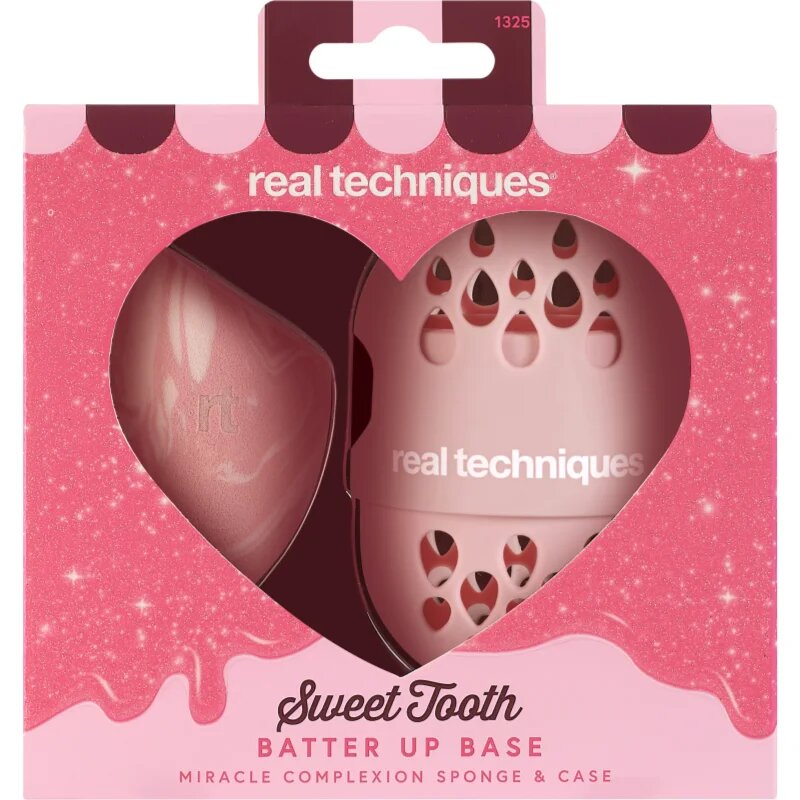 Real Techniques Sweet Tooth Better Up Base houbička na make-up + obal