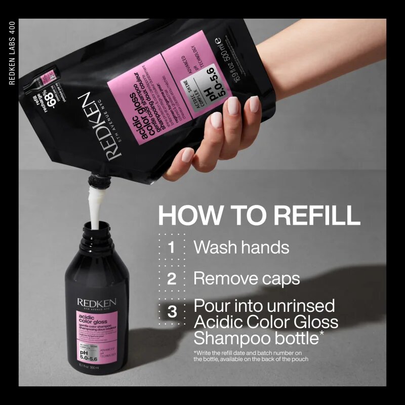 Redken Acidic Color Gloss rozjasňující šampon pro barvené vlasy 500 ml