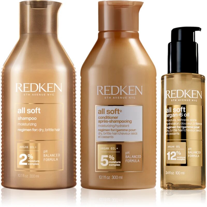Redken All Soft sada pro suché a křehké vlasy