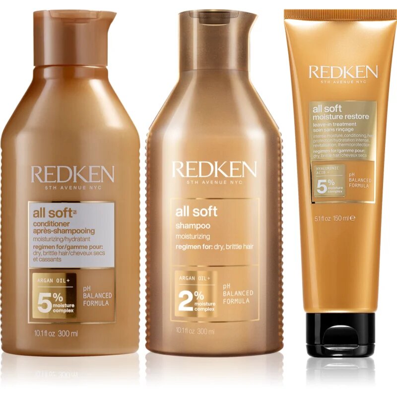 Redken All Soft výhodné balení pro suché vlasy