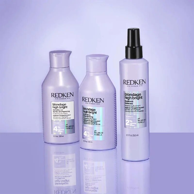 Redken Blondage High Bright rozjasňující šampon pro blond vlasy 300 ml