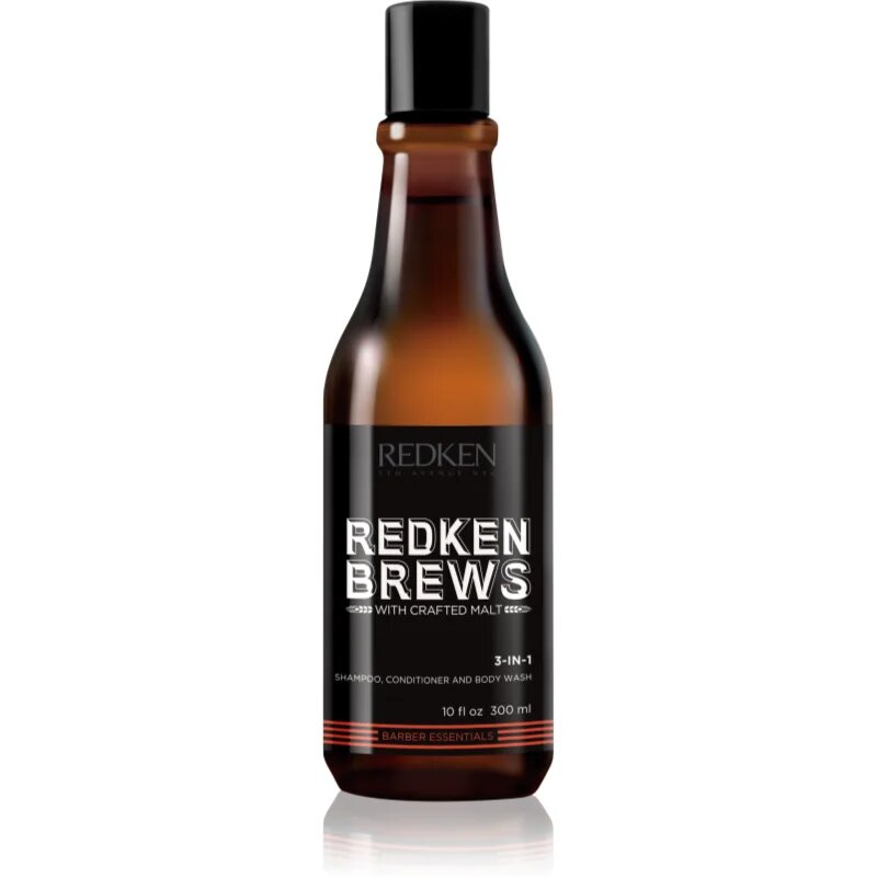 Redken Brews 3 v 1 šampon kondicionér a sprchový gel 300 ml