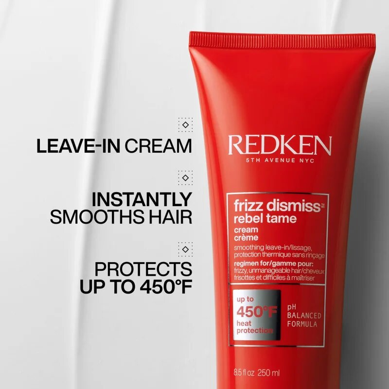 Redken Frizz Dismiss termoochranný krém pro uhlazení nepoddajných vlasů 250 ml