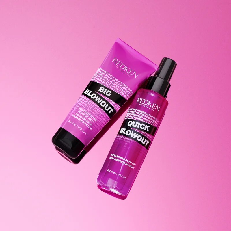 Redken Quick Blowout termoochranný sprej pro úpravu žehličkou a kulmou pro rychlejší foukanou 125 ml