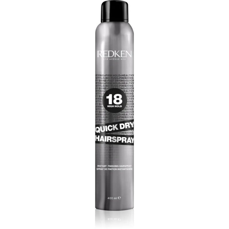Redken Quick Dry lak na vlasy se silnou fixací 400 ml