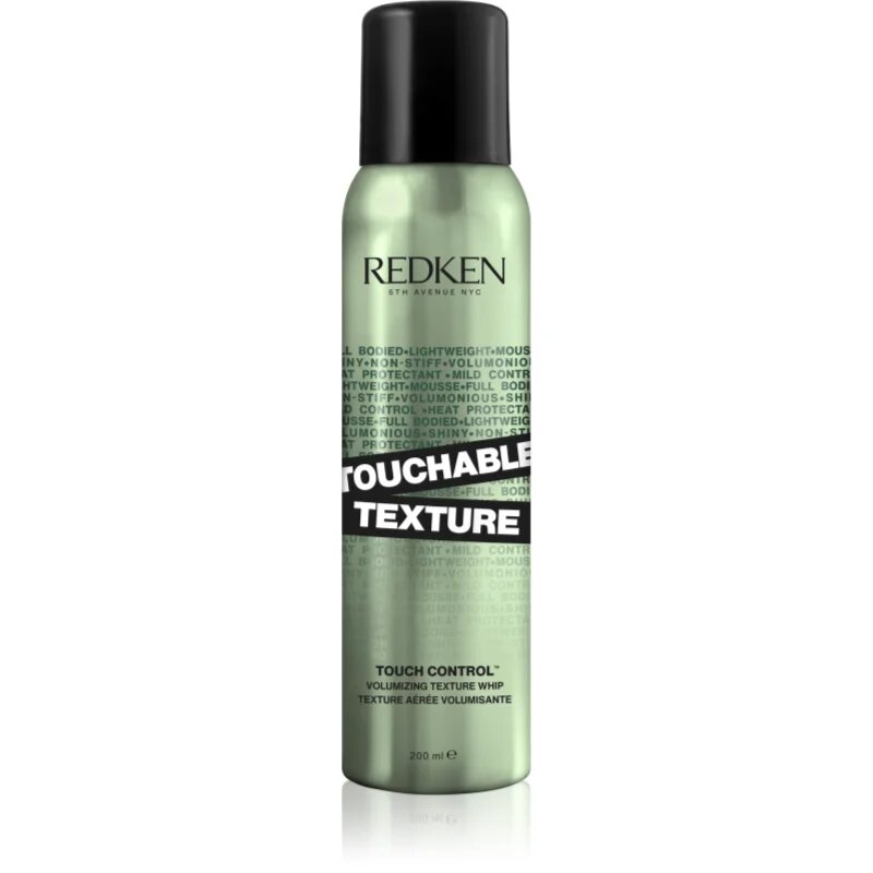 Redken Touchable Texture stylingová pěna pro definici a tvar účesu 200 ml