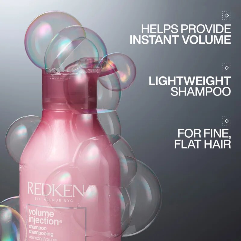 Redken Volume Injection objemový šampon pro jemné vlasy 300 ml