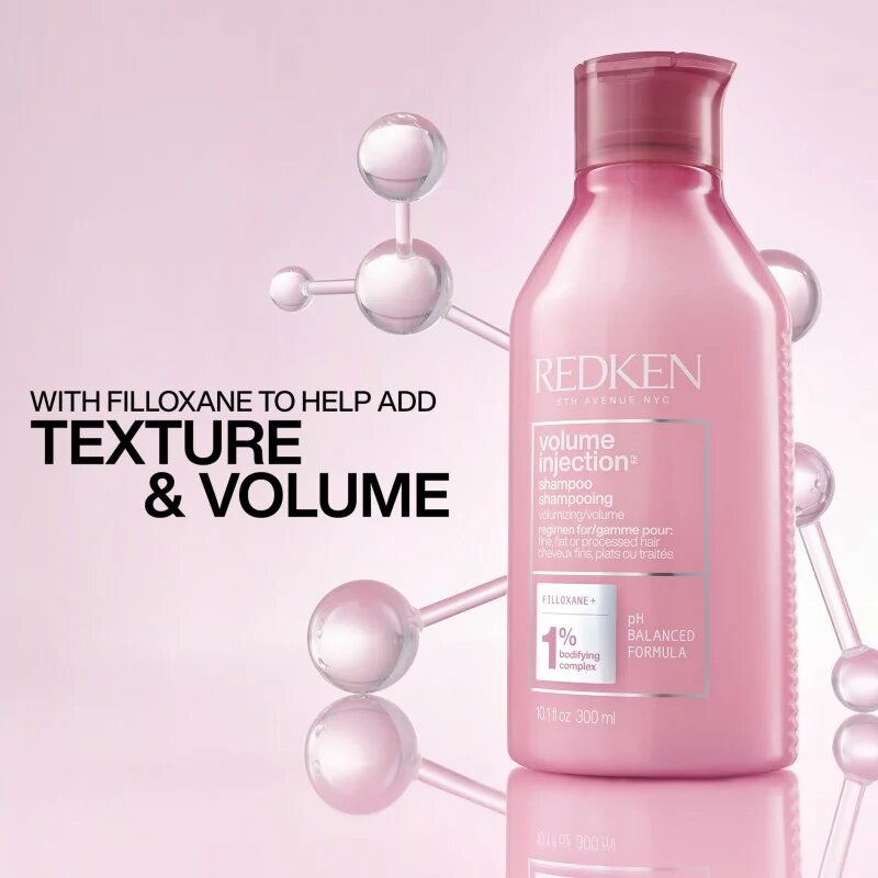 Redken Volume Injection objemový šampon pro jemné vlasy 300 ml