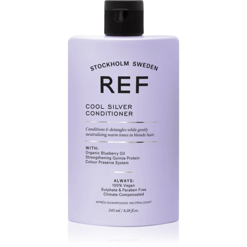 REF Cool Silver Conditioner hydratační kondicionér neutralizující žluté tóny 245 ml