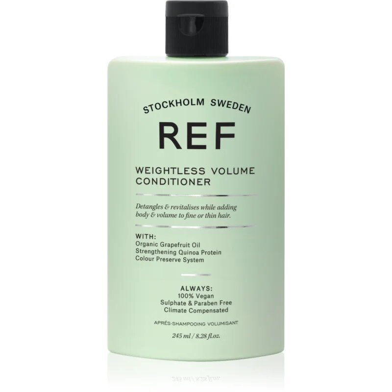 REF Weightless Volume Conditioner kondicionér pro jemné a zplihlé vlasy pro objem od kořínků 245 ml