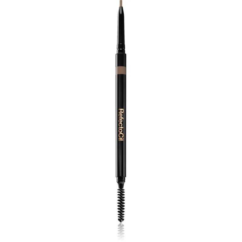 RefectoCil Brow voděodolná tužka na obočí s kartáčkem odstín 03 Dark Brown 1 ks