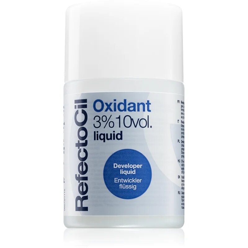 RefectoCil Eyelash and Eyebrow tekutá aktivační emulze 3 % 10 vol. 100 ml
