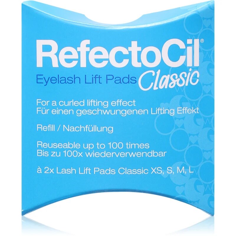 RefectoCil Eyelash Lift Pads Classic opakovaně použitelné polštářky na oči na lifting a laminaci řas 100 ks
