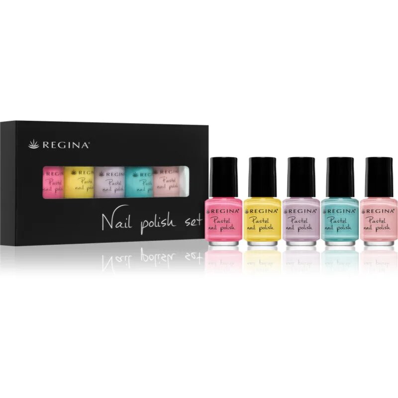 Regina Pastel sada laků na nehty více odstínů 113 143 57 144 145 5x4 ml