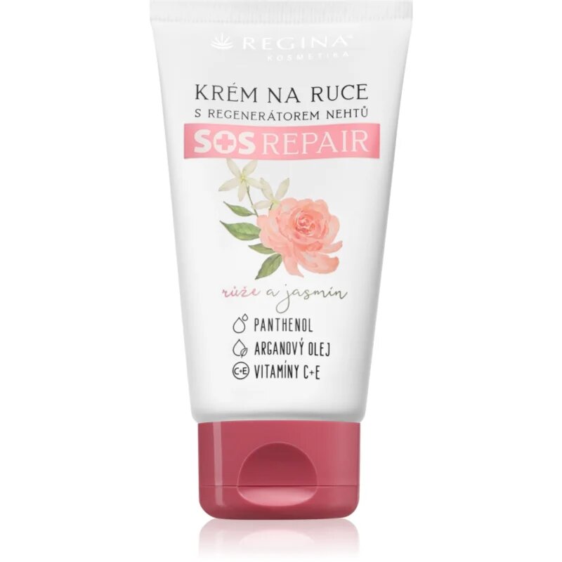 Regina SOS Repair regenerační krém na ruce a nehty vůně Rose & Jasmine 50 ml