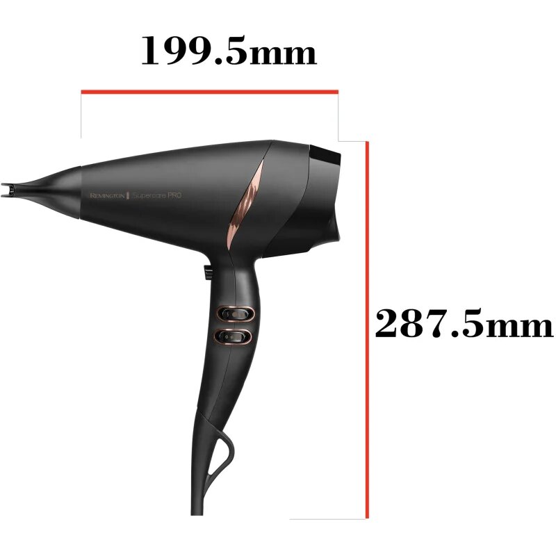 Remington Supercare Pro 2200 AC 7200 velmi výkonný ionizační fén na vlasy 1 ks
