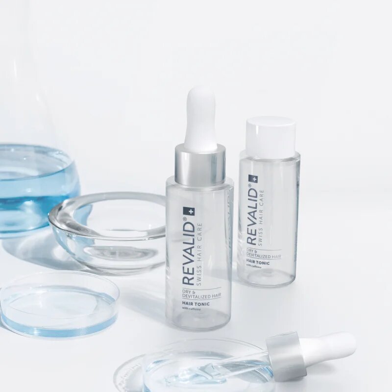 Revalid Hair Tonic energizující tonikum s kofeinem pro podporu růstu vlasů 4x30 ml