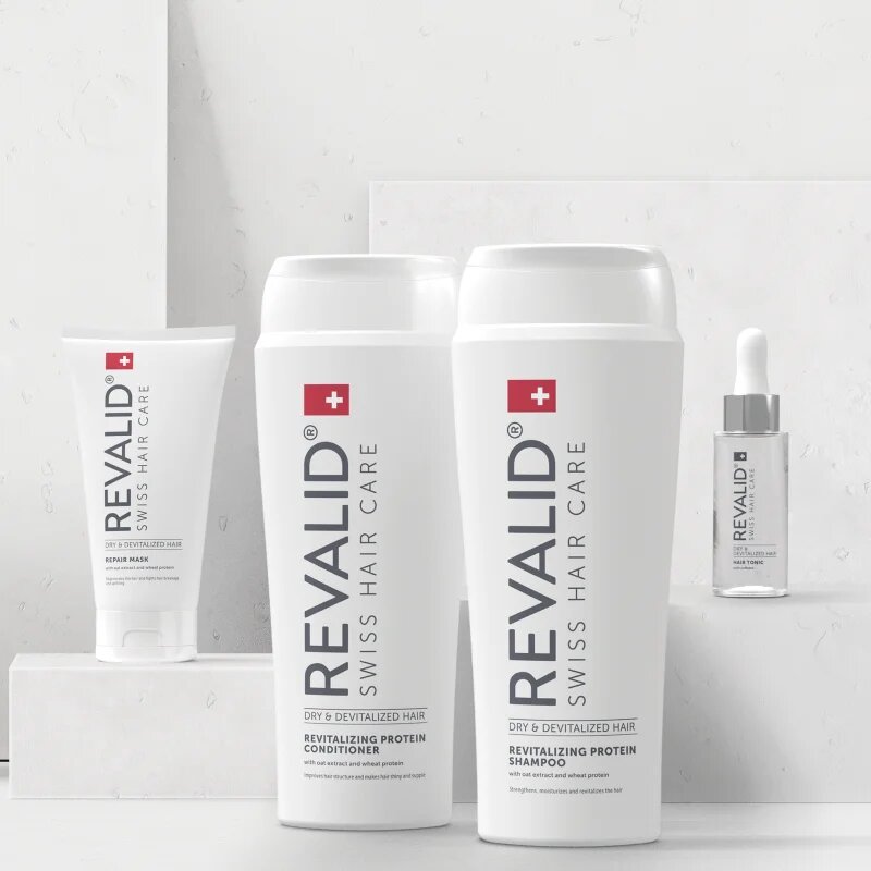 Revalid Hair Tonic energizující tonikum s kofeinem pro podporu růstu vlasů 4x30 ml