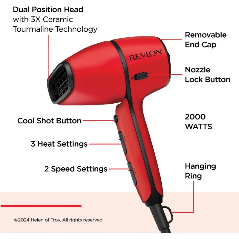 Revlon Beauty Hair Dryer Airflow Control fén na vlasy 1 ks