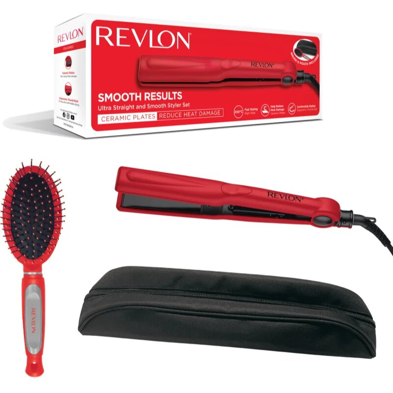 Revlon Beauty Straigthener Gift Set žehlička na vlasy 1 ks
