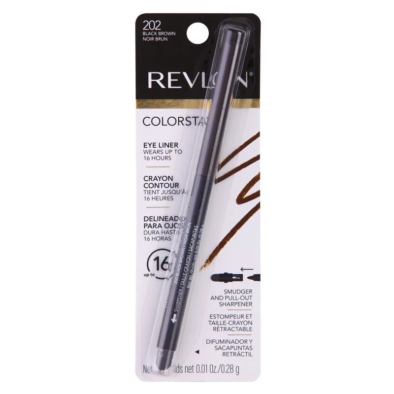 Revlon Cosmetics ColorStay™ oční linky s ořezávátkem odstín 202 Black Brown 0.28 g