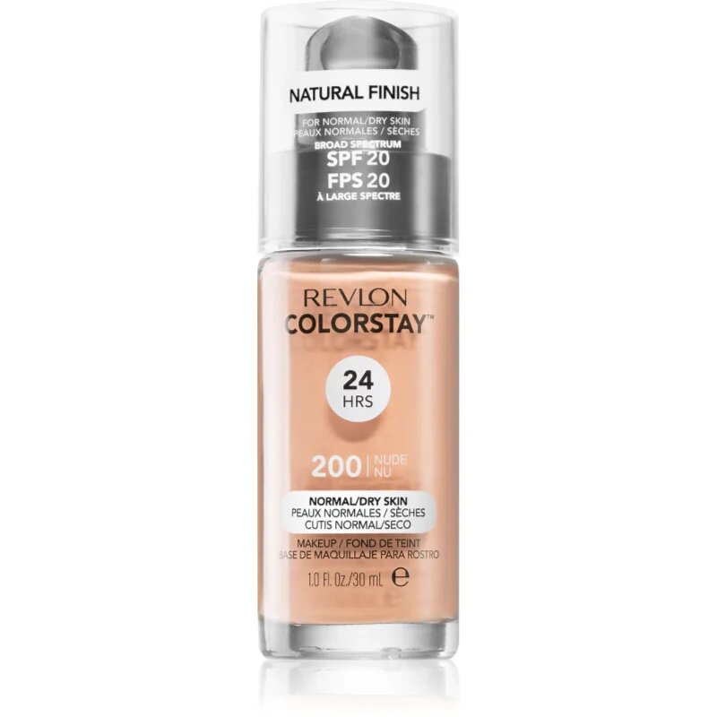 Revlon Cosmetics ColorStay™ SPF 20 dlouhotrvající make-up pro normální až suchou pleť odstín 200 Nude 30 ml