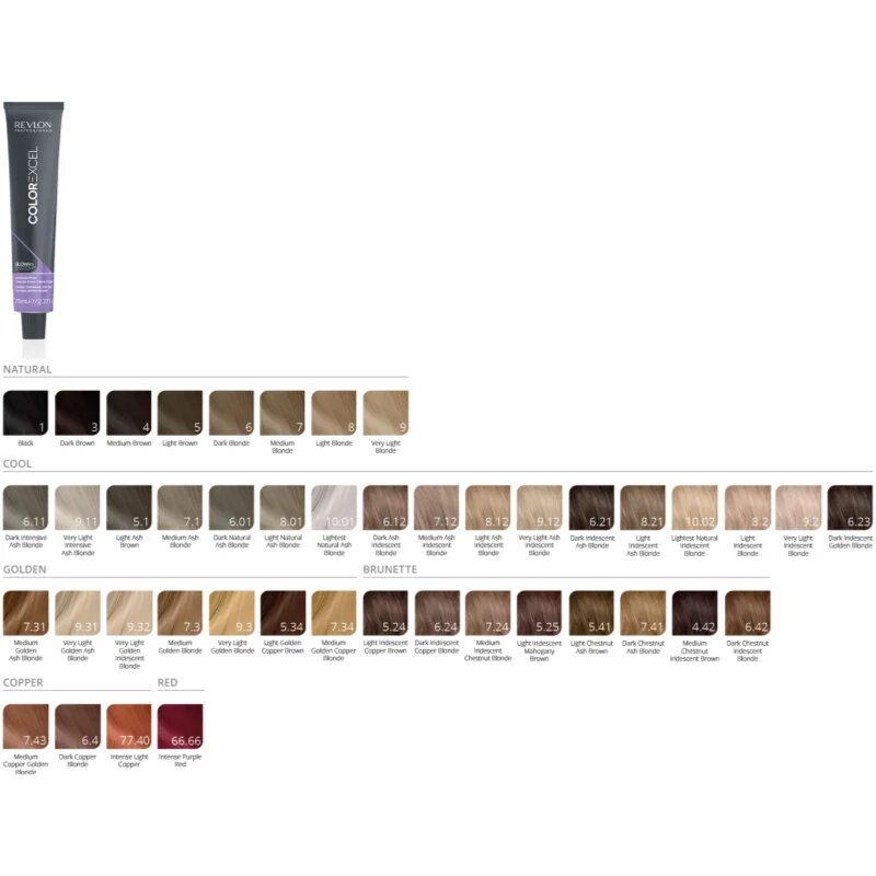 Revlon Professional Color Excel demipermanentní barva na vlasy bez amoniaku odstín 1 70 ml