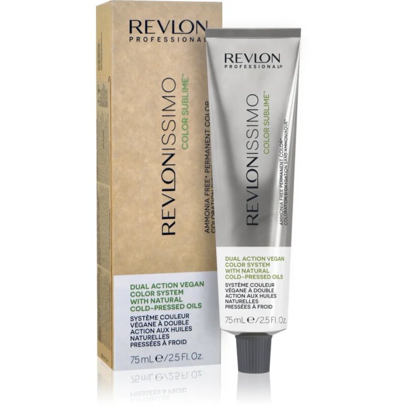 Revlon Professional Revlonissimo Color Sublime permanentní barva na vlasy bez silikonů odstín 6.41 75 ml
