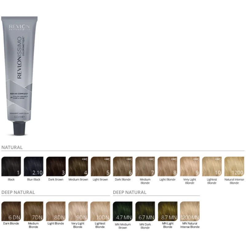 Revlon Professional Revlonissimo Colorsmetique Natural Shades permanentní barva na vlasy natural 1200 60 ml
