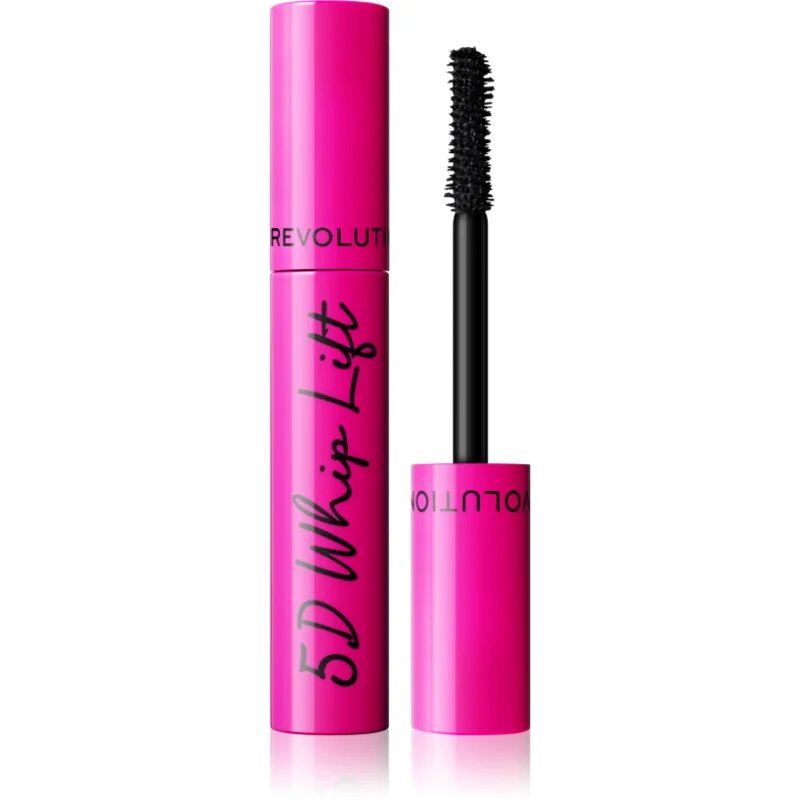Revolution 5D Lash Whip Lift prodlužující řasenka pro plné řasy odstín Black 12 ml