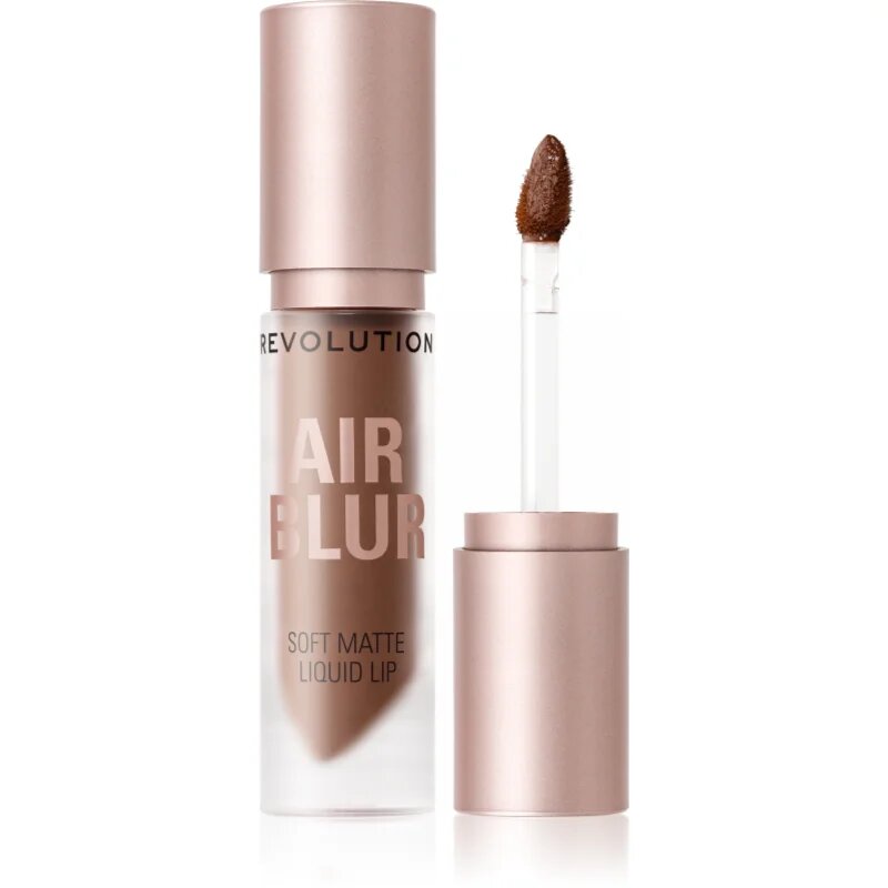 Revolution Air Blur Liquid Lipstick lehká tekutá matná rtěnka odstín Coco 3.5 ml