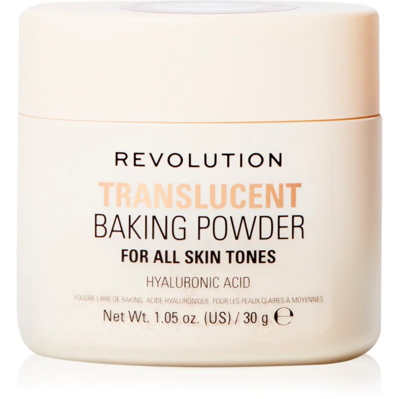 Revolution Baking Powder sypký pudr odstín Translucent 30 g