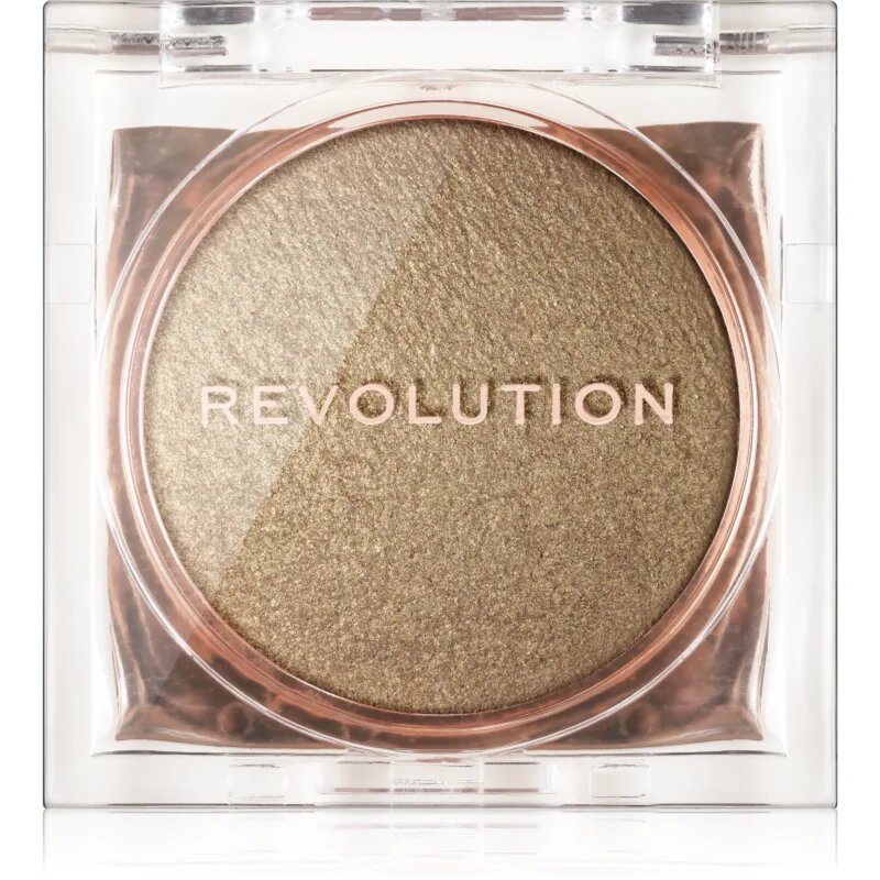 Revolution Beam Bright kompaktní pudrový rozjasňovač odstín Golden Gal 2.45 g