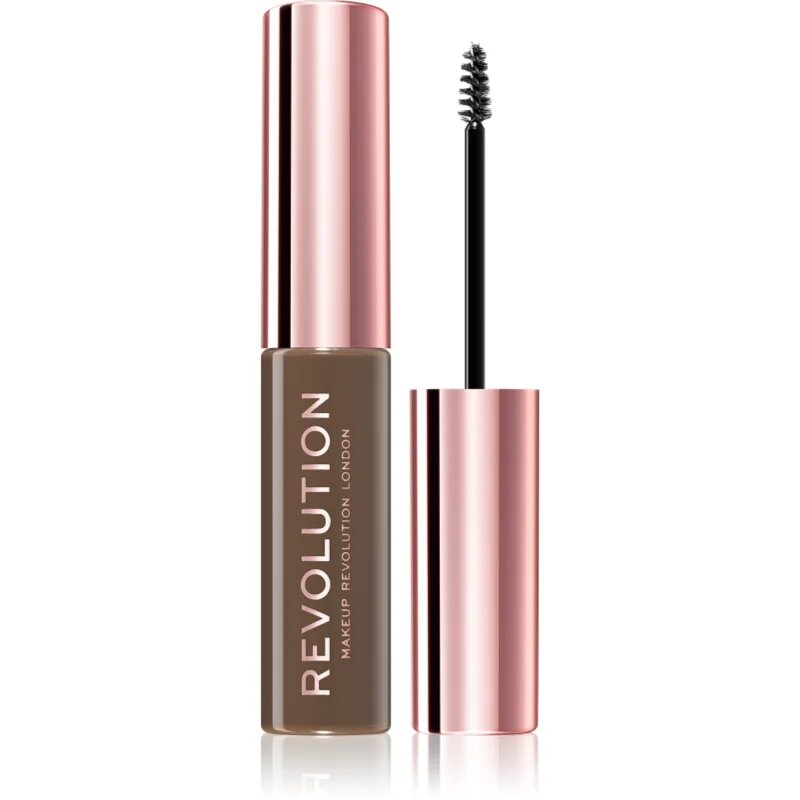 Revolution Brow Fixer gel na obočí odstín Ash Brown 6 ml