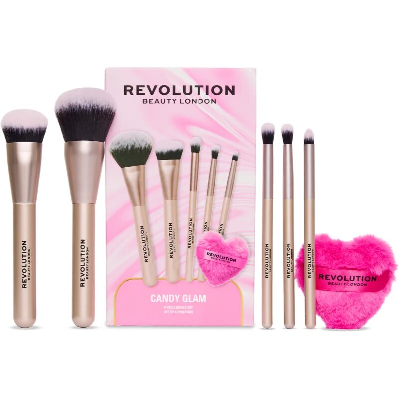 Revolution Candy Glam Brush Set sada štětců 1 ks