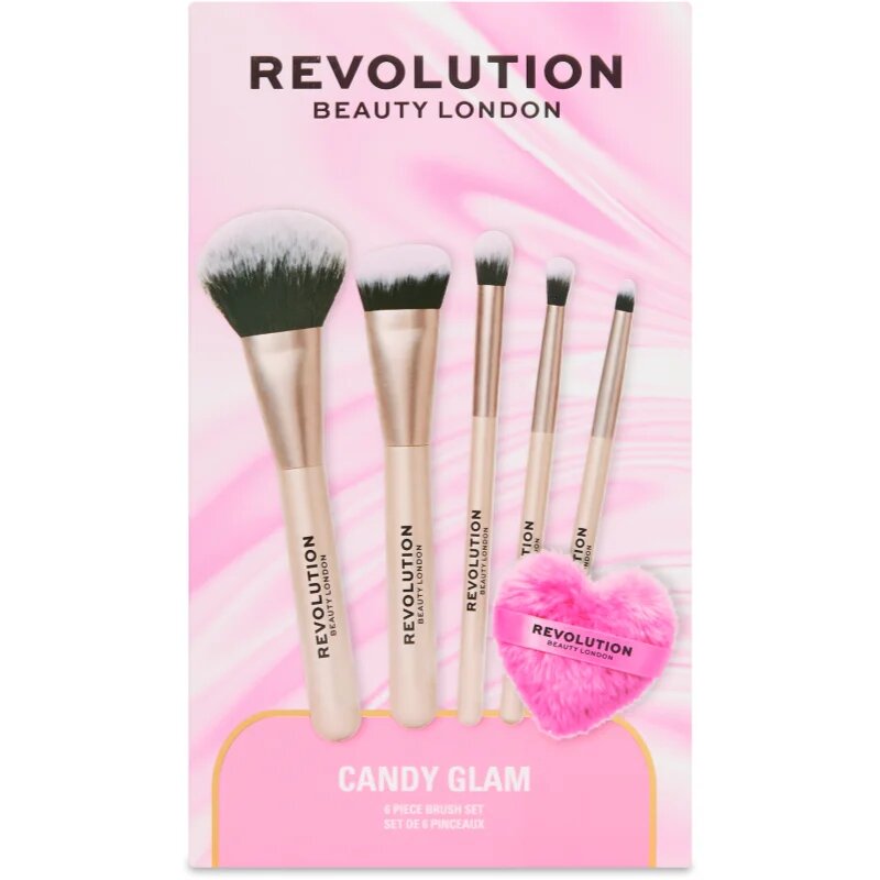 Revolution Candy Glam Brush Set sada štětců 1 ks