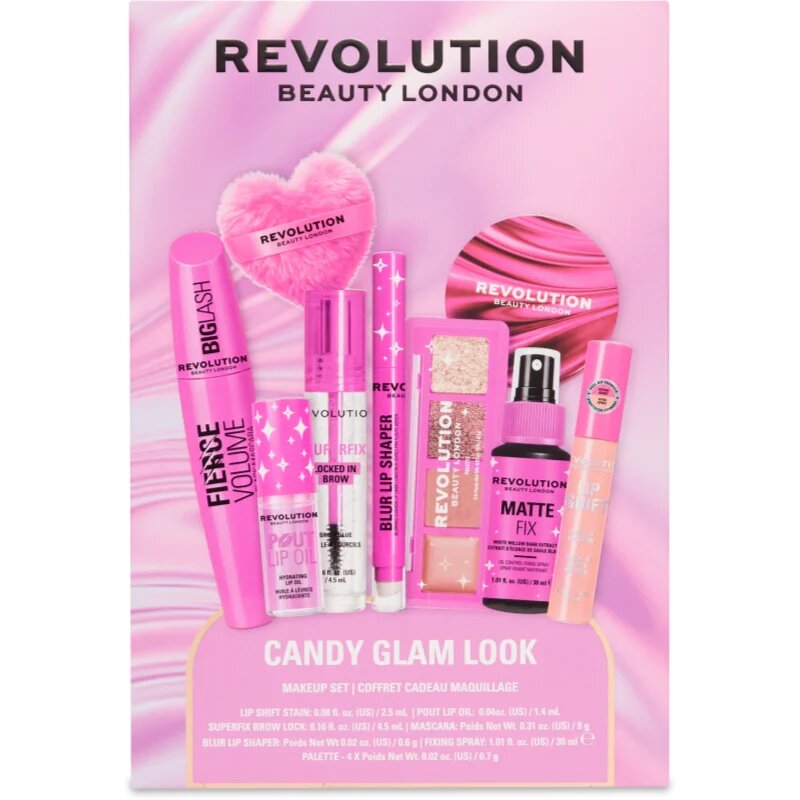 Revolution Candy Glam Look dárková sada pro ženy 1 ks