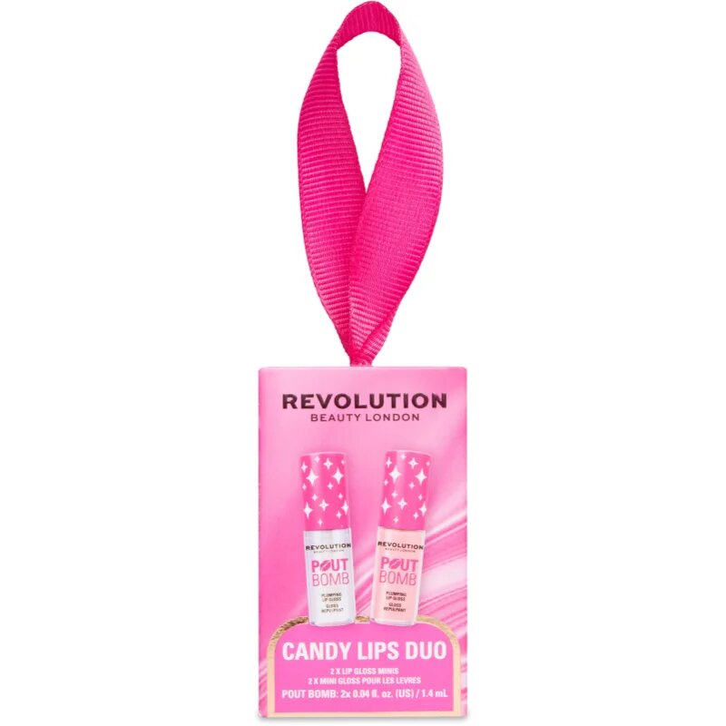 Revolution Candy Lips Duo dárková sada na rty pro ženy 1 ml